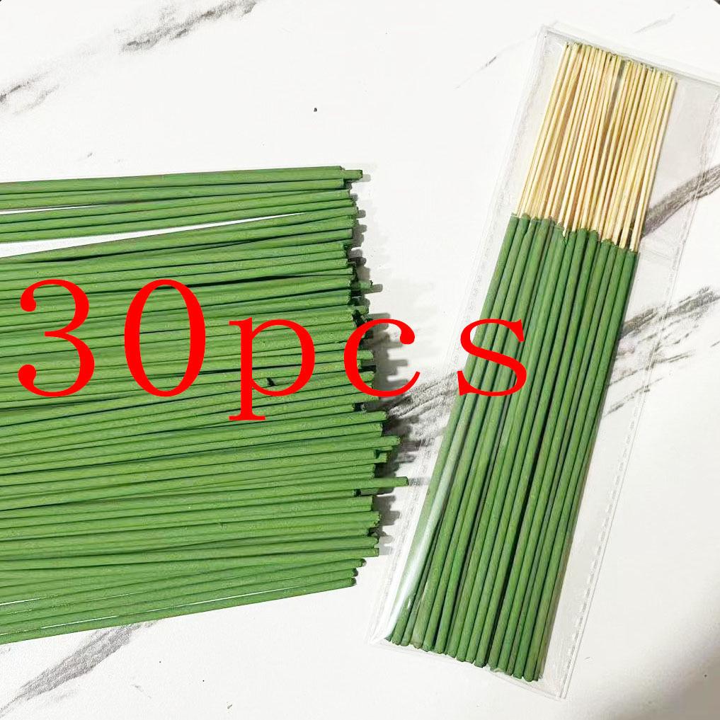 Lemongrass Citronella Bamboo Incense - 22cm Mosquito Repellent for Outdoor Camping