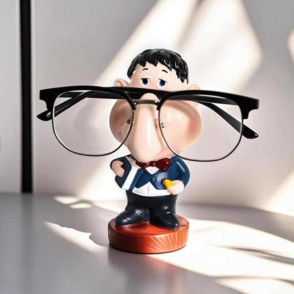 Nose Smile Design Eyeglass Rack Decorative Glasses Display Stand Eyeglass Holder  Office Desk