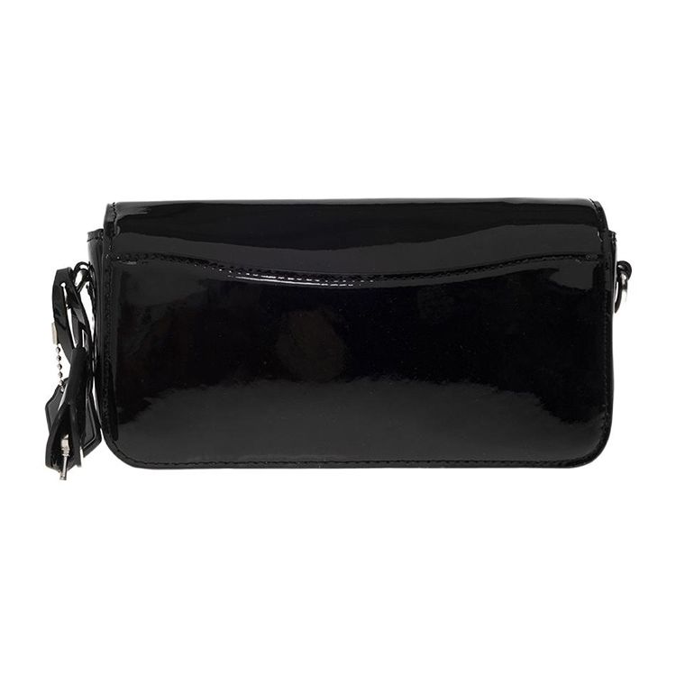 Coach Studio 20 Solid Color Detachable Shoulder Strap Push Button Flap Closure Leather Handheld Crossbody Shoulder Bag Women Handbags CE761-LHBLK