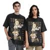 Puella Magi Madoka Magica Anime Washed T Shirts Streetwear Vintage T-Shirts Tees Men Women Short Sleeve Harajuku Summer
