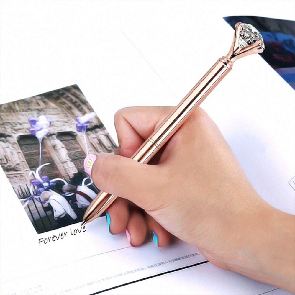 Smooth Writing Reception Desk Pen Wedding Decor Metal Pen Stand Holder  Party Events