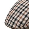 Daks Brown Check Cotton Hunting Cap Dbhe4el01w2