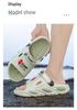 Men's 2025 Summer Non-Slip Height-Boosting Clog-Style Slippers: Outdoor, Odor-Resistant, Wear-Resistant, Breathable.