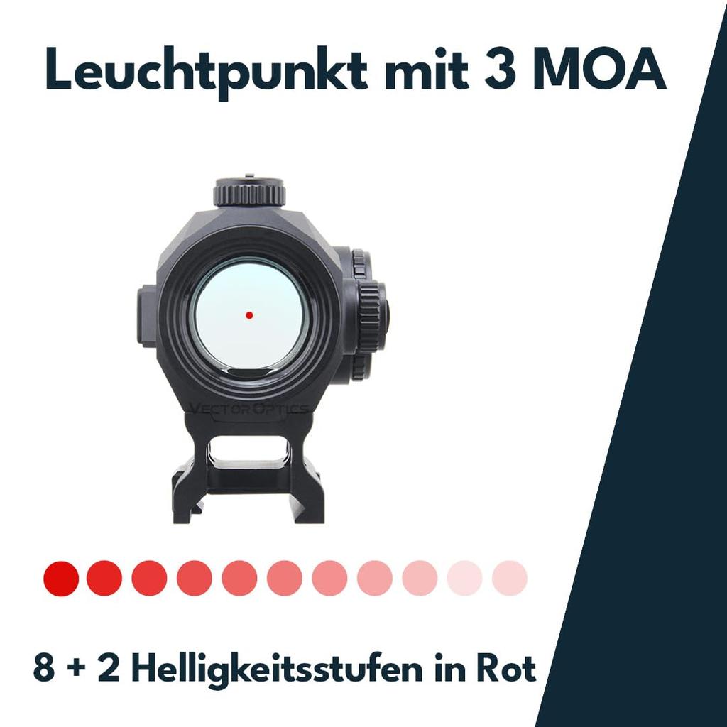 Vector Optics Scrapper 1x25 Solar Powered Multi Reticle Red Dot Sight SCRD-SM46 [First Arrival In 2025] Solar Powered Multi Reticle Scrapper