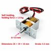6MM Range Push-Pull Solenoid Push-Pull Type DC Solenoid Self-Holding Solenoid  Door Lock System