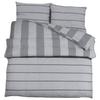 VidaXL Ensemble de housse de couette Gris 260x220 cm Coton 136446