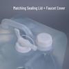 Transparent Portable Folding Water Bucket with Faucet