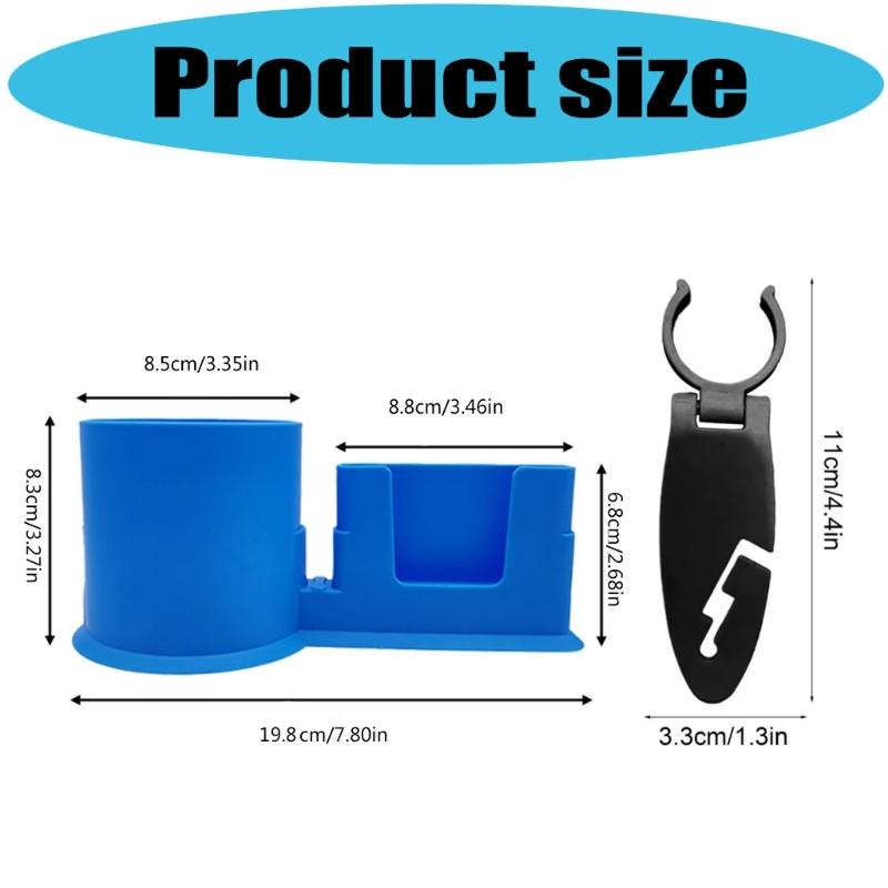 Universals Water Sports Drink Beverages Holder and Smartphone Mount for Surfboard Kayaks Accessories