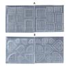 2pcs Mini Waffle Cookies Molds Silicone Mold for Making Chocolate Candy Muffin Mousses Cakes Pudding DIY Baking Craft