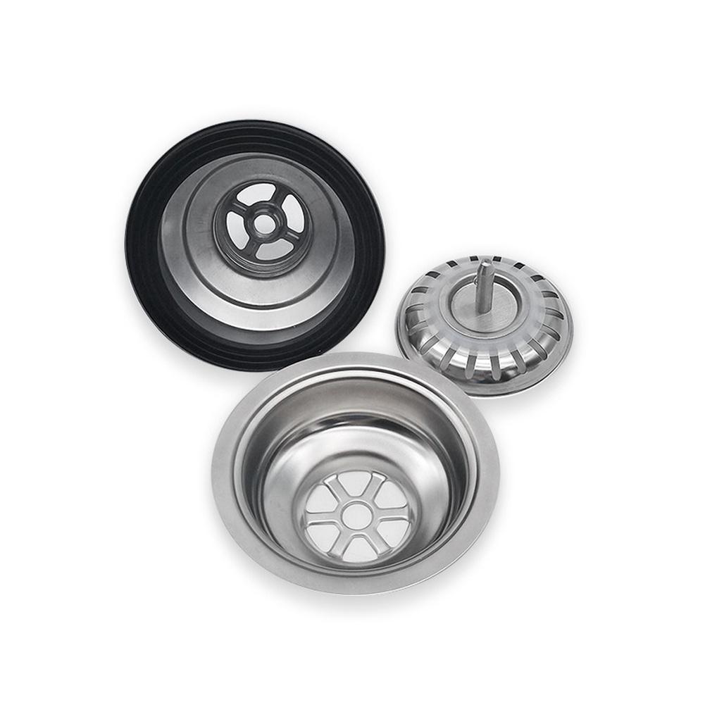 Stainless Steel Kitchen Sink Strainer Basket Removable Food Debris Filter Drain Compatible with G1 12 Plumbing