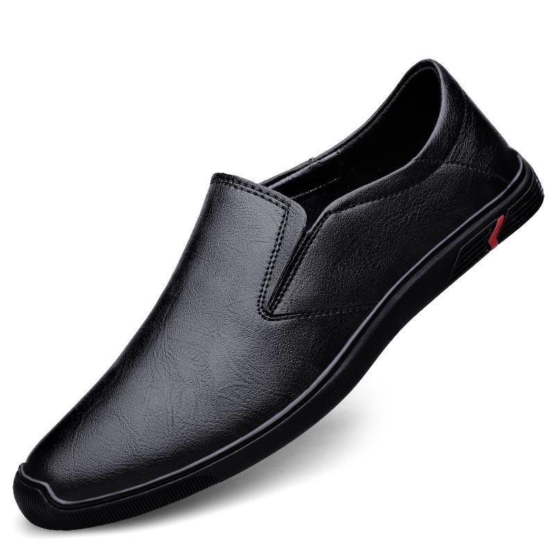Men's Genuine Leather Casual Shoes, Breathable Soft-soled Office Casual Shoes, Men's Banquet Shoes, Men's Soft Leather Shoes