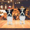 Funny French Whiskey Bottle,3D Engraved Shaped Whiskey Glasses,Dog Whiskey Wine Glass Bottle,Fanyil Eaglory,Unique Wine Decanter,for Men
