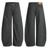 Unisex Streetwear Cargo Pants Men Women Loose Fit Straight Leg Cotton