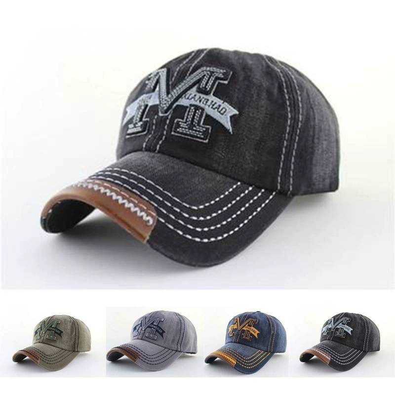 Baseball Cap For Women Men With Embroidered Geometric Design And Adjustable Fit For Outdoor Sun Protection