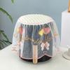 Air Fryer Dust Cover Cute Mushroom Print Electric Rice Pot Dust Cover Lace Fabric Cover Laundry Kitchen Appliances Dust Cover