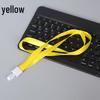 Double-Sided Transparent ID Holder with Lanyard for Student, Access, or Conference Pass and QR Code Tag