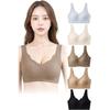Reggiseno da Notte Lino Ulu x Esperto Supervisione Servizio Rivista Seno Bellissimo Vestibilità Comoda Senza Cuciture Leggero Miglioramento Popolare Taglia Grande Uso Diurno