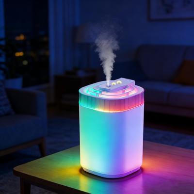 Top Fill Cool Mist Humidifier for Bedroom 3L Large Capacity Quiet Air Humidifier with Night Light for Baby Nursery Plants Indoor