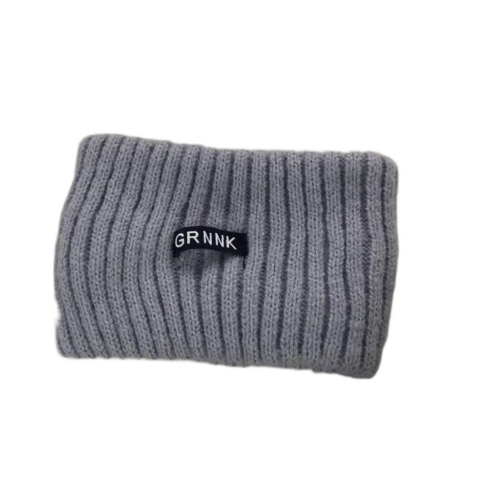 Elastic Winter Hat Wide Warm Headwrap New Knitted Hat  Autumn Winter