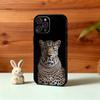 L-Luxury F-Fashion leopard Print Phone Case For iPhone17 16 15 14 13 12 11 Pro Max Plus,5G Soft Black Case