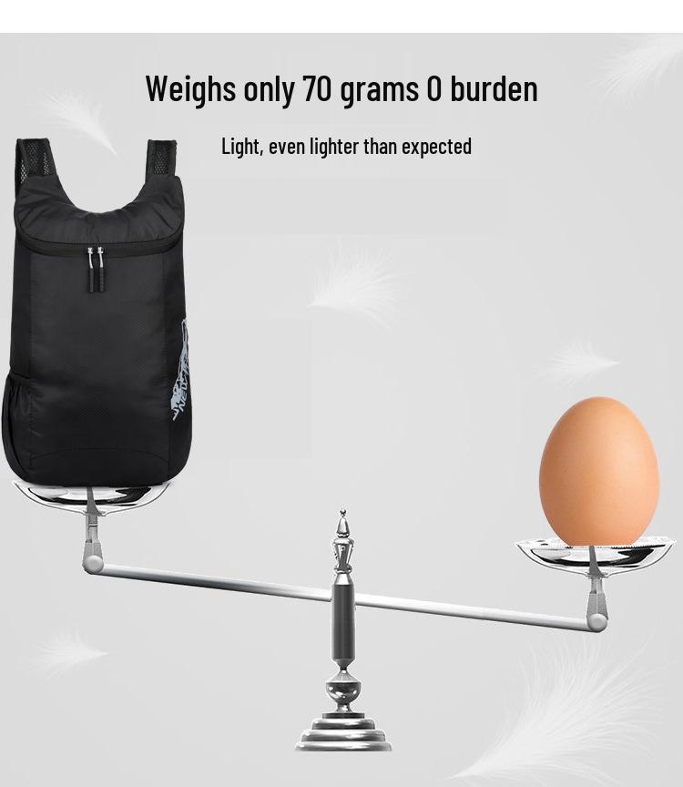 Ultralight Water-Repellent Foldable Travel Backpack for Outdoor Sports