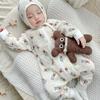 Baby Cotton Gauze Sleepsuit Romper Toddlers Lightweight Breathable Pajamas Unisex