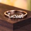 CAOSHI Romantic Valentine's Day Gift Rings for Women Delicate Rose Gold Color Thin Finger Accessories Lady Engagement Jewelry
