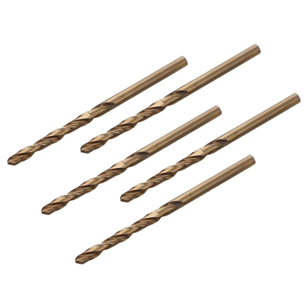 For Demanding Jobs M35 Drill Bits Metal Drill Bits Set Versatile Use 5% Cobalt High Performance Reduces Wandering