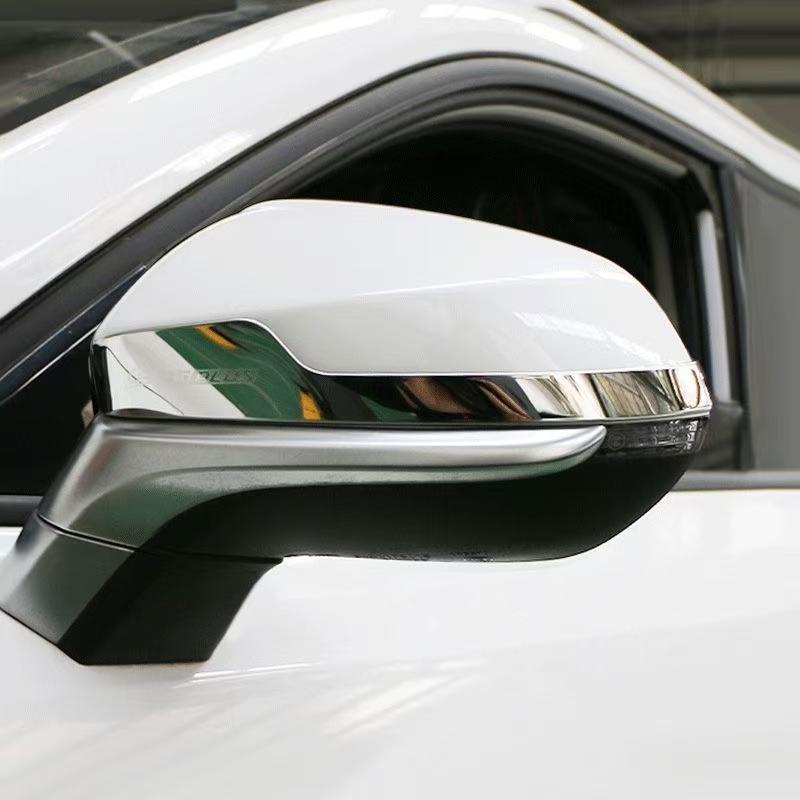 For Changan CS35 Plus 2024 2023 2022 2021 Rearview Mirror Sticker Trim Deco Protector Stainless Steel Accessories