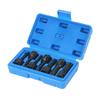 3/8-inch Drive Impact Socket Set 7 Piece T20 T25 T30 T40 T50 T55 T60 6 Point Spline Cr-Mo Steel Socket Set