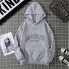 Women Brooklyn Letter USA Funny Black Hoodie Girl Autumn Winter Fleece Sweatshirts Female Harajuku Clothes