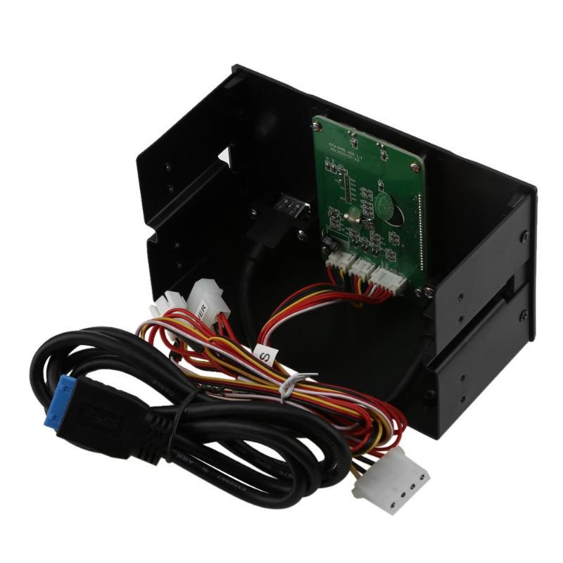 Buy Dual 5.25inch Drive Bay Computer Case Fan Speed Controller with
