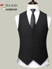 Gilet Habillé Homme Woodpecker Coupe Ajustée - Style Britannique pour le Bureau ou le Mariage