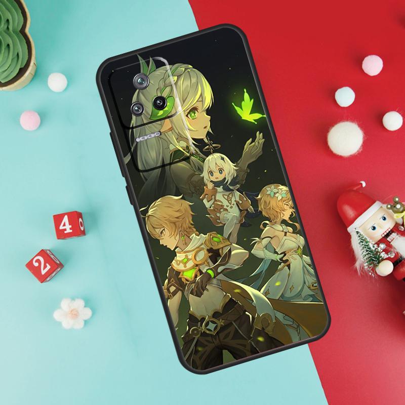 

Cute Nahida Case For Xiaomi 13 12 Lite 11T 12T Pro 12X POCO X3 X5 F5 Pro F4 X4 GT M5s C40 F3 Back Cover POCO X3 NFC