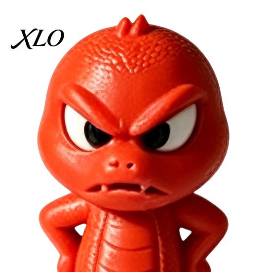 Desktop Decoration Ornament 3D Printed Snake Ornament, Cartoon Angry Little Figurine, Office Desk Decor Durable PLA for Home Display Funny Gift