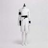 Star Wars Rey Kostuum Jedi Ridder Cosplay Outfit Halloween Rollenspel Wit Grijs Volwassene