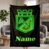 Atletico Nacional Individuelle Flanelldecken Weich Warm Gemütlich Überwürfe für Wohnkultur Feiertagsgeschenke