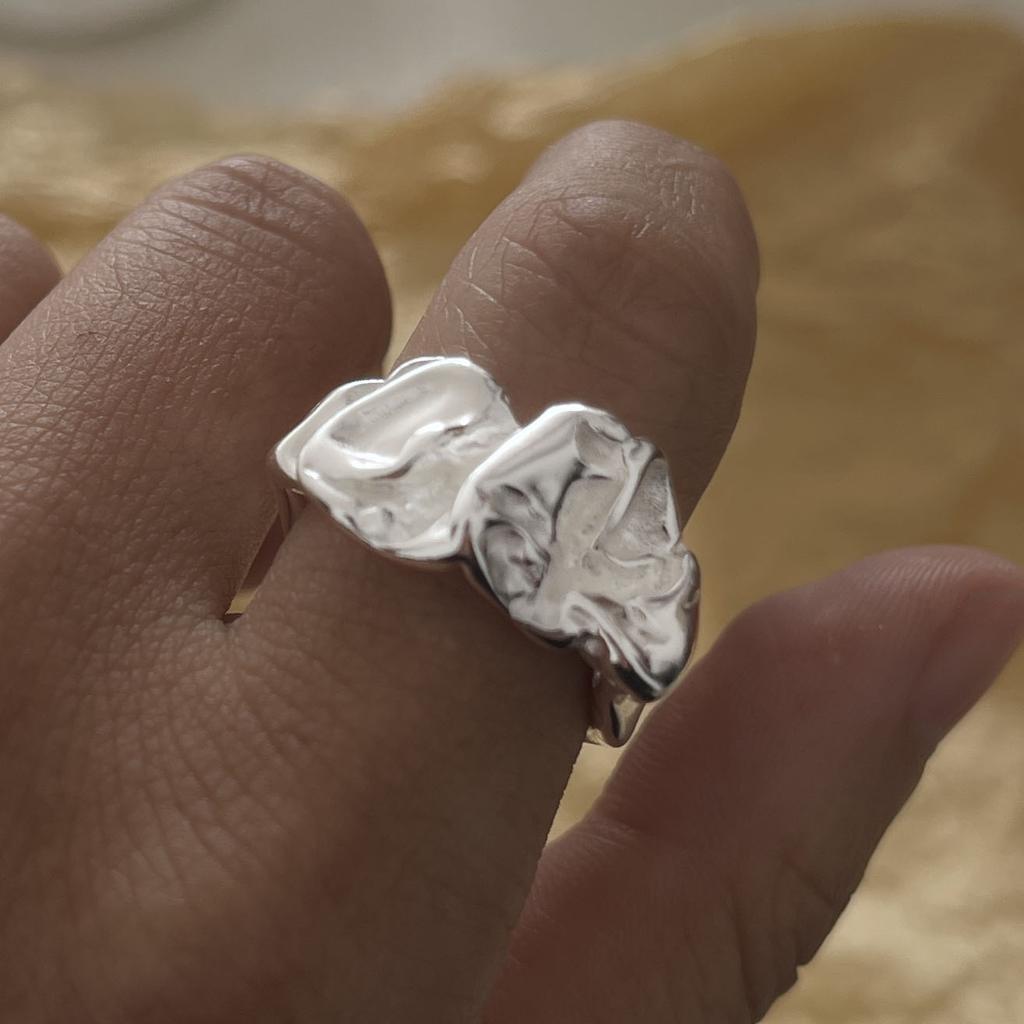 925 Sterling Silver Rings for Women Men Couple Minimalist Handmade Simple Bump Ring Party Jewelry Gift Prevent Allergy