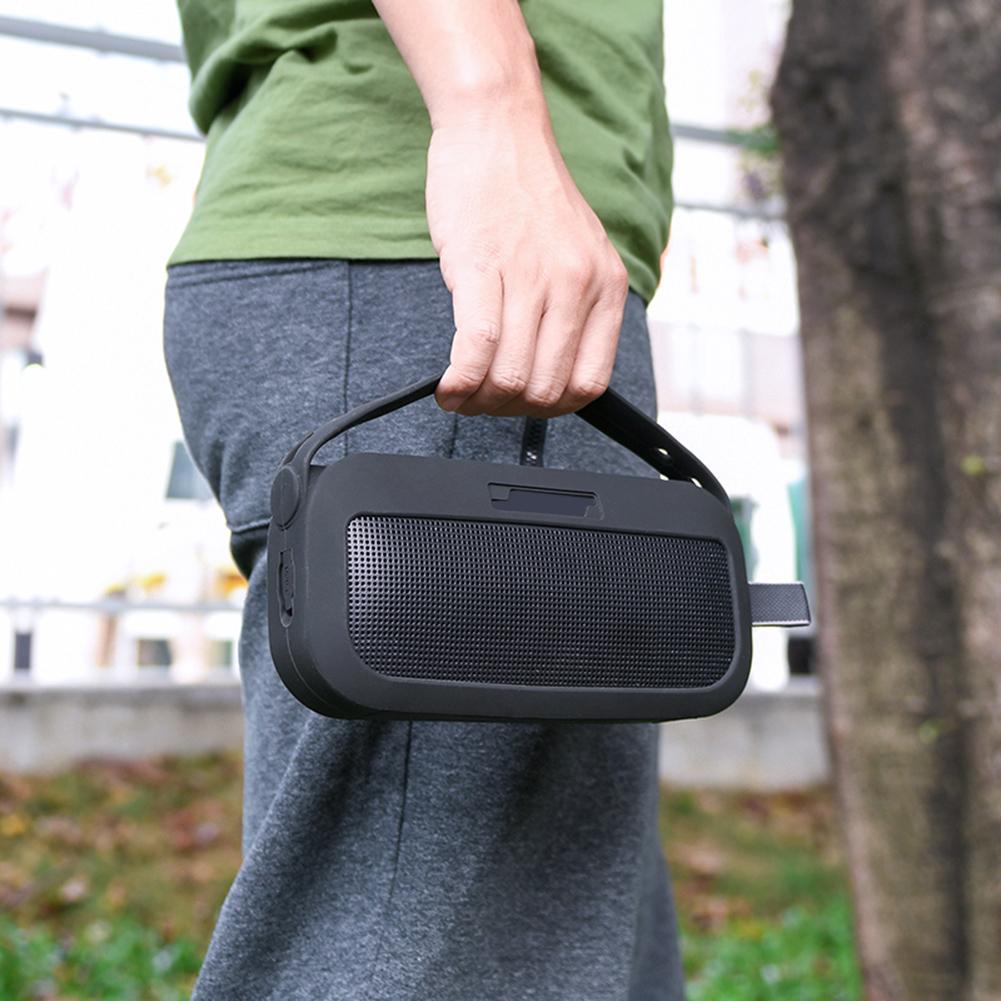 Silicone Case Cover Shockproof Travel Protective Carrying Pouch Drop-Proof Protective Speaker Cover Case for Bose SoundLink Flex