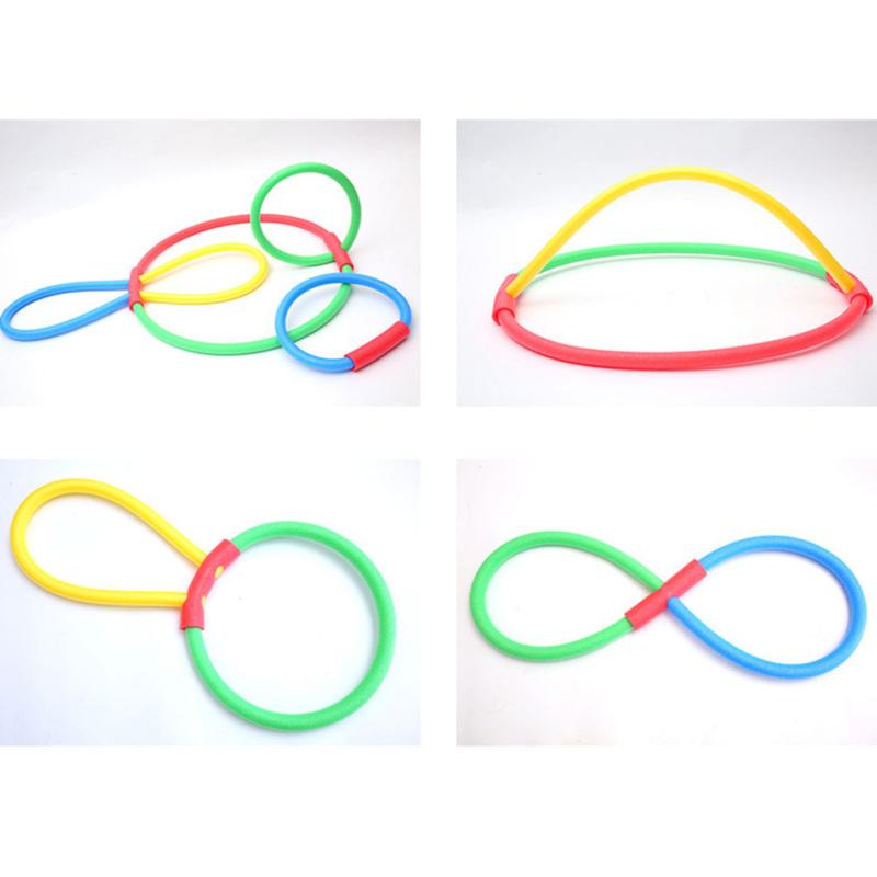 Nou! Băț de burete Inel spumă tăiței Culoare Grădiniță Băț de gimnastică Joc părinți-copi Basț de înot