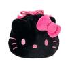 Sanrio Drawstring Bag Love Hello Hello Kitty Black 418412 Face-Shaped (I Kitty)