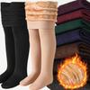 1-2pairs New Thermal Stockings High Elastic Velvet Pantyhose Woman Fleece Tights Winter Warm Pantyhose Female Stretchy Leggings