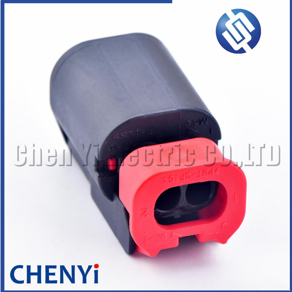 2 Pin Female Automobile Waterproof Connector Car Water Temperature Sensor Wire Harness Plug 7287-0027-30 for 3.8