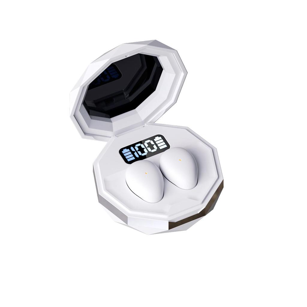 Mini Bean-Shaped Noise-Canceling Wireless Sleep Earphones: Ultra-Small, Invisible, and Perfect for Side-Sleeping