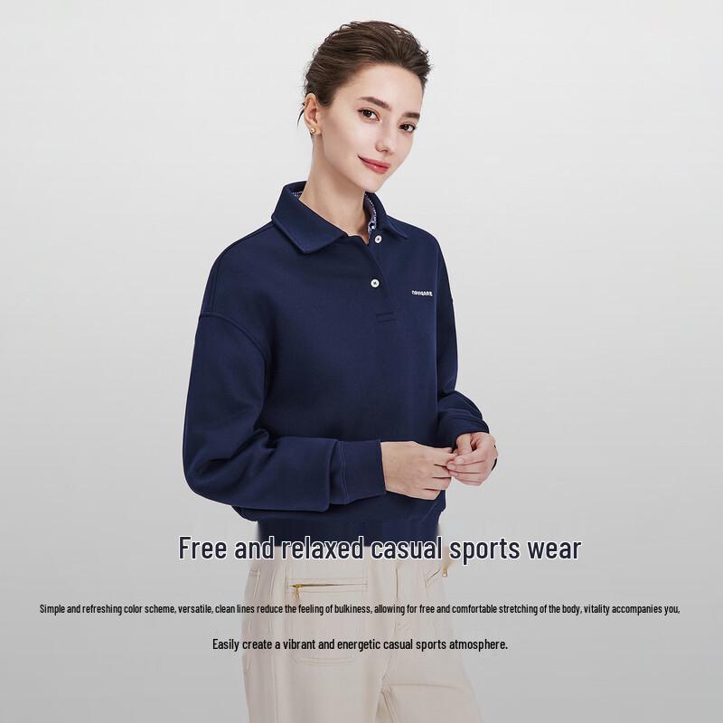 Navigare Women's Fleece-Lined Polo Sweatshirt