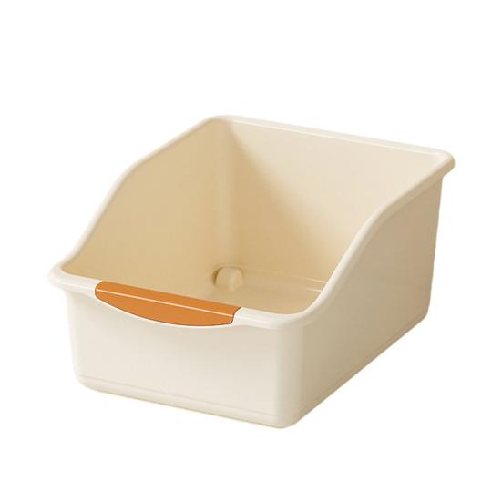 Kitchen Counter Organizer Condiment Bottles Storage Box Spice Jars Holder Storage Bin with Handle for Canned Food Snacks Pantry Cabinet Shelves