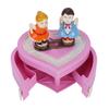 Cute Lovely Kissing Lovers Music Box Musical Jewelry Box Birthday Gift Home Table DecorationPink