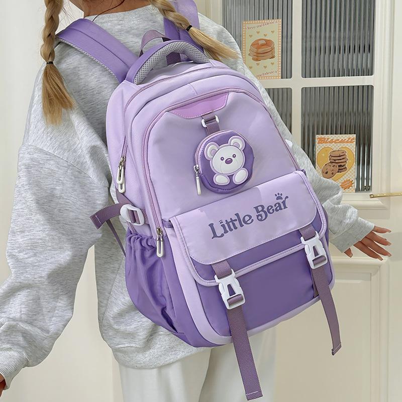 Backpack Academy Style Girl's Schoolbag Korean Version Retro Junior and Senior High School Schoolbag Large Capacity Travel Backpack