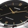 CaSio Men S Quartz Watch Black Metal Band Black Mtp Vt01d 1b