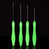 Fishing Rigs Bait Needle Set 4PCS Anti Slip Handle Hook Drill Stringer Baiting Rig Tool Kit for Anglers Fishing Accessories